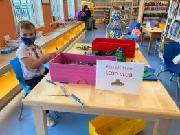Wiggle with the Words & Drop-in LEGO Club Graphic