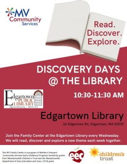 Discovery Days at the Library Graphic