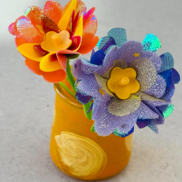 Drop-in Fabric Bouquet Craft﻿ Graphic